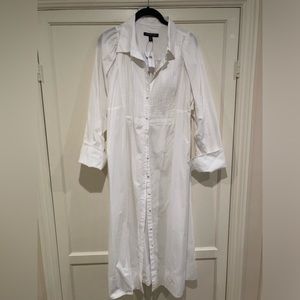 MIDI button down front dress - Banana Republic - Size M.